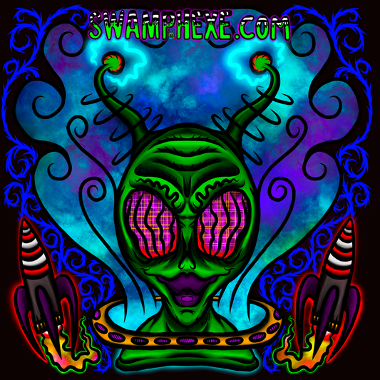 1 Alien with rockets png